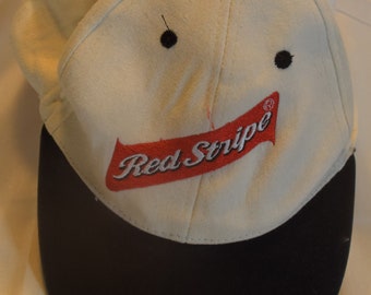 red stripe beer baseball cap