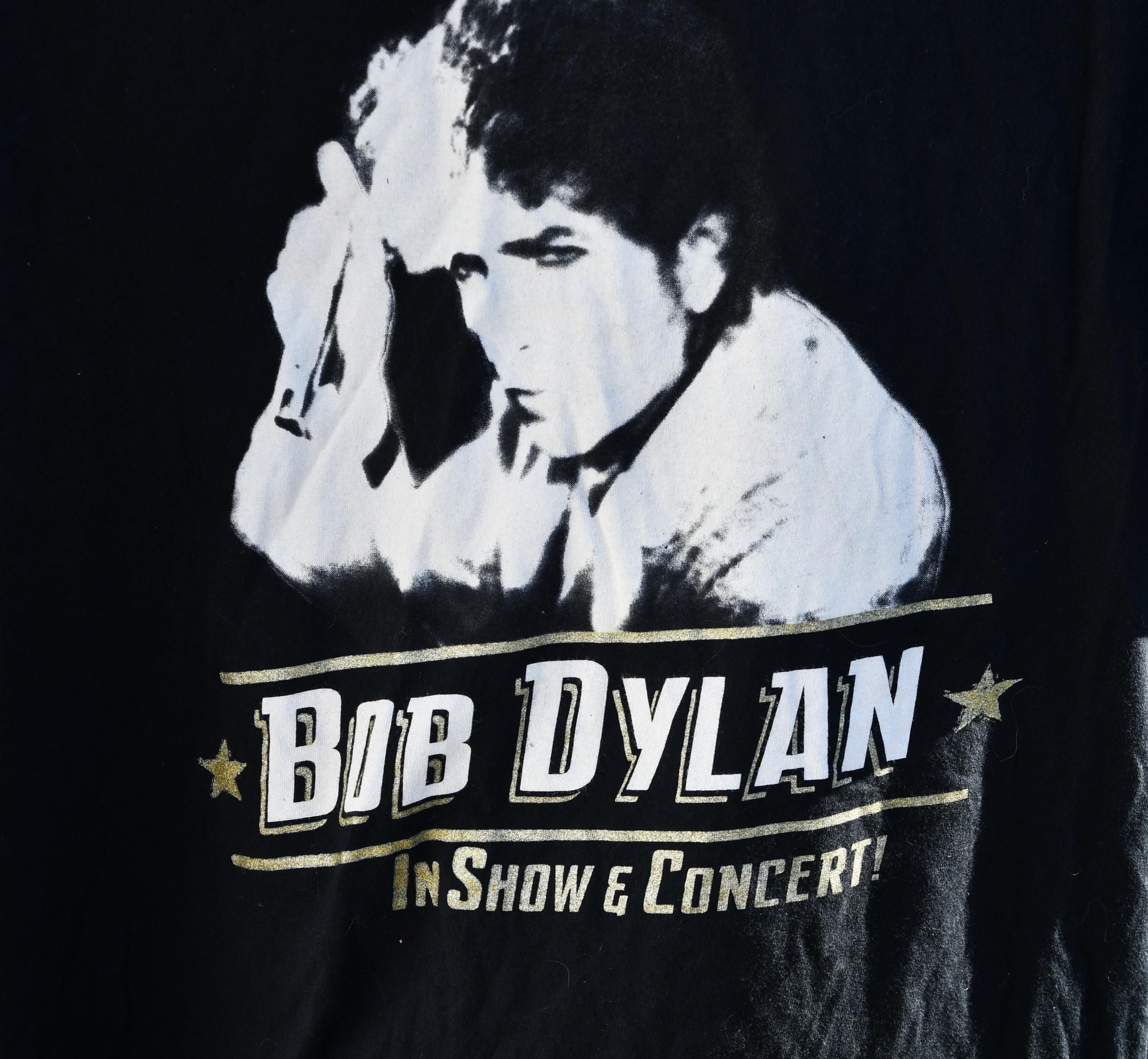 Vintage 1990's Bob Dylan in Show & Concert! Double Sided Graphic