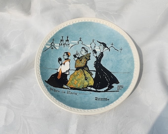 vintage 1982 Norman Rockwell Priests - Norm, Dean, Bill-When in Rome assiette en édition limitée Newell Bradex Pottery #84-R70-5,3 - 7,75" de diamètre