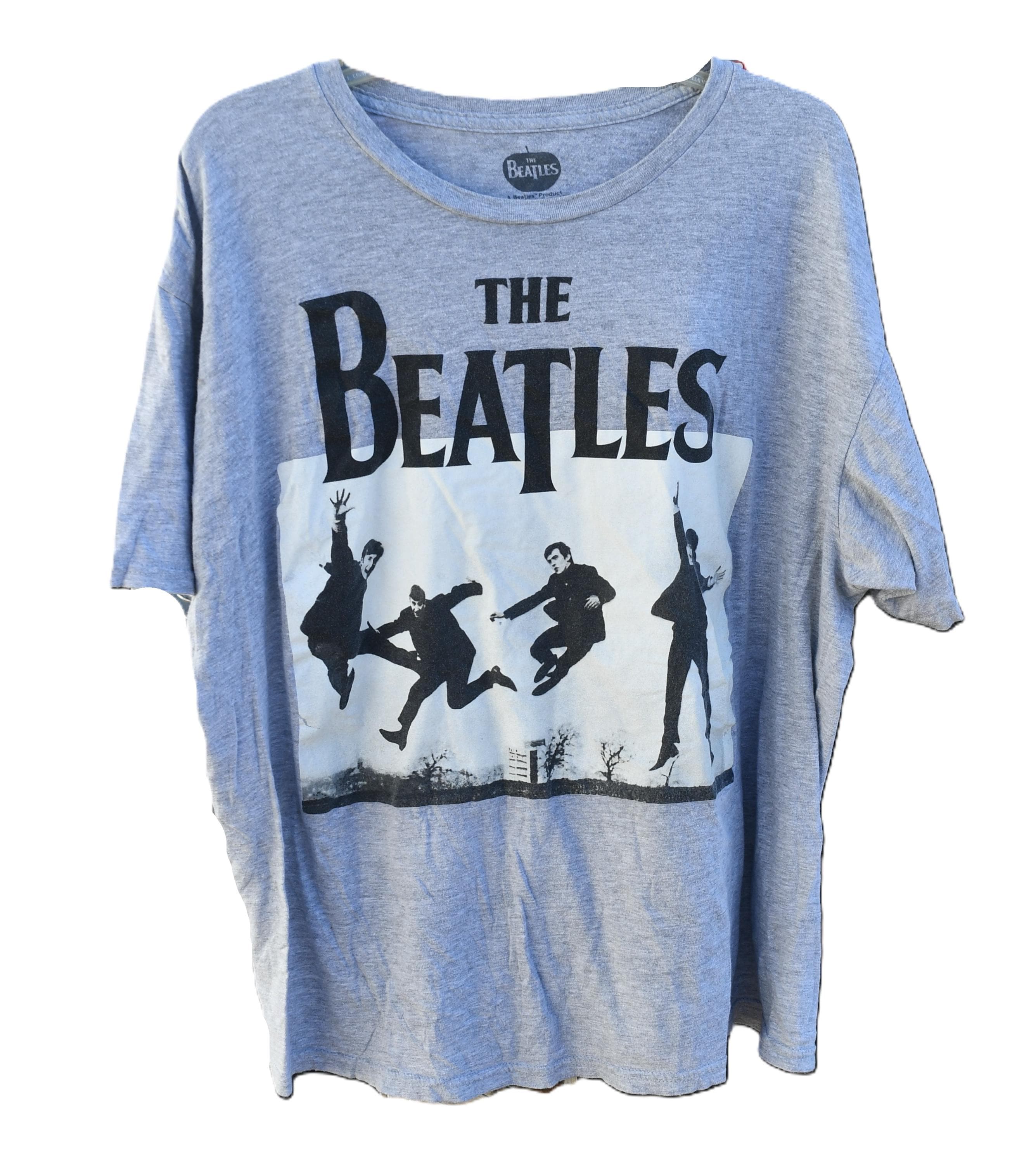 The Beatles Unisex Graphic Tee Shirt Fab Four Jumping Silhouettes
