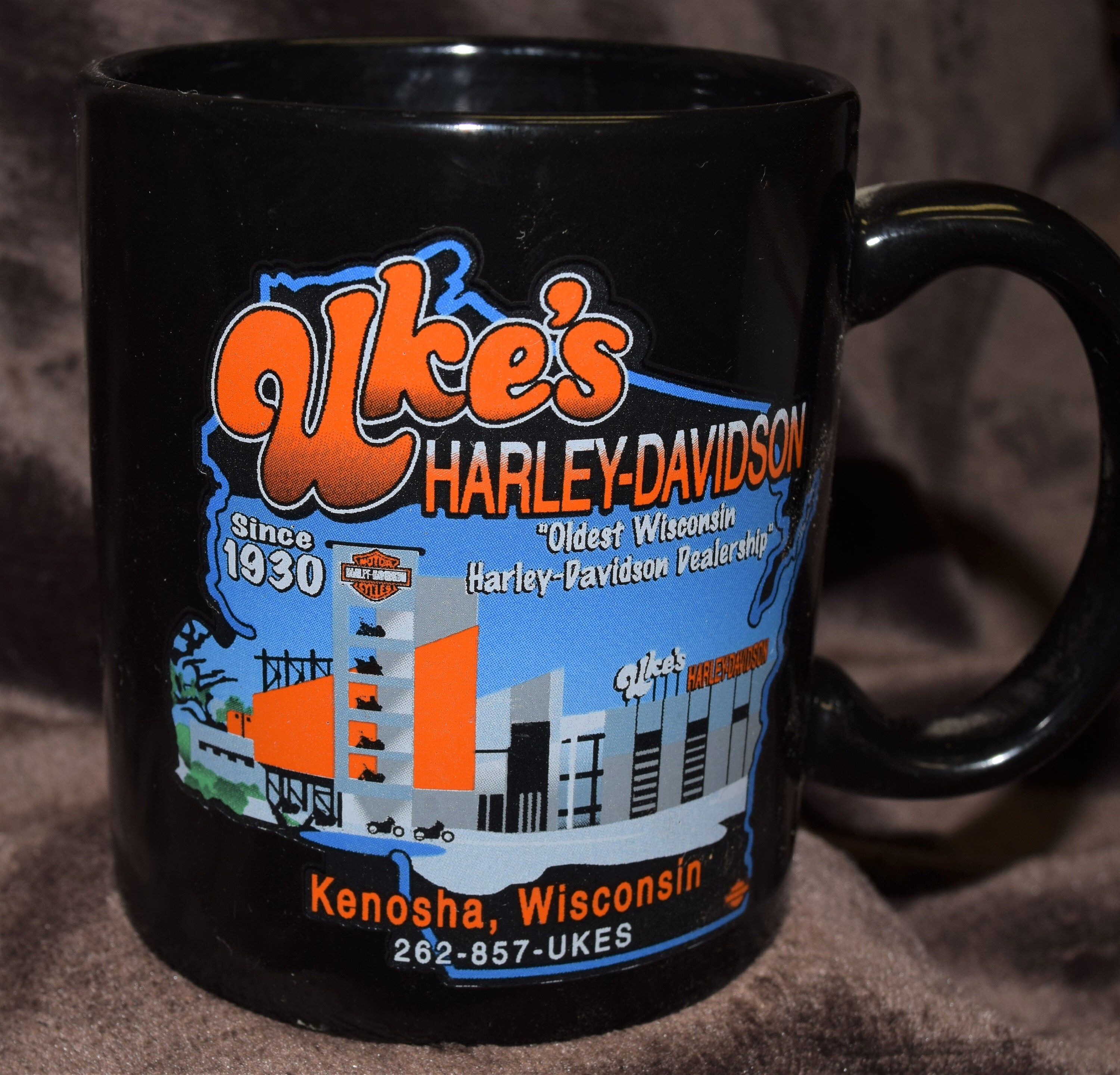 Uke's Harley Davidson Kenosha Wisconsin Oldest Wisconsin Etsy