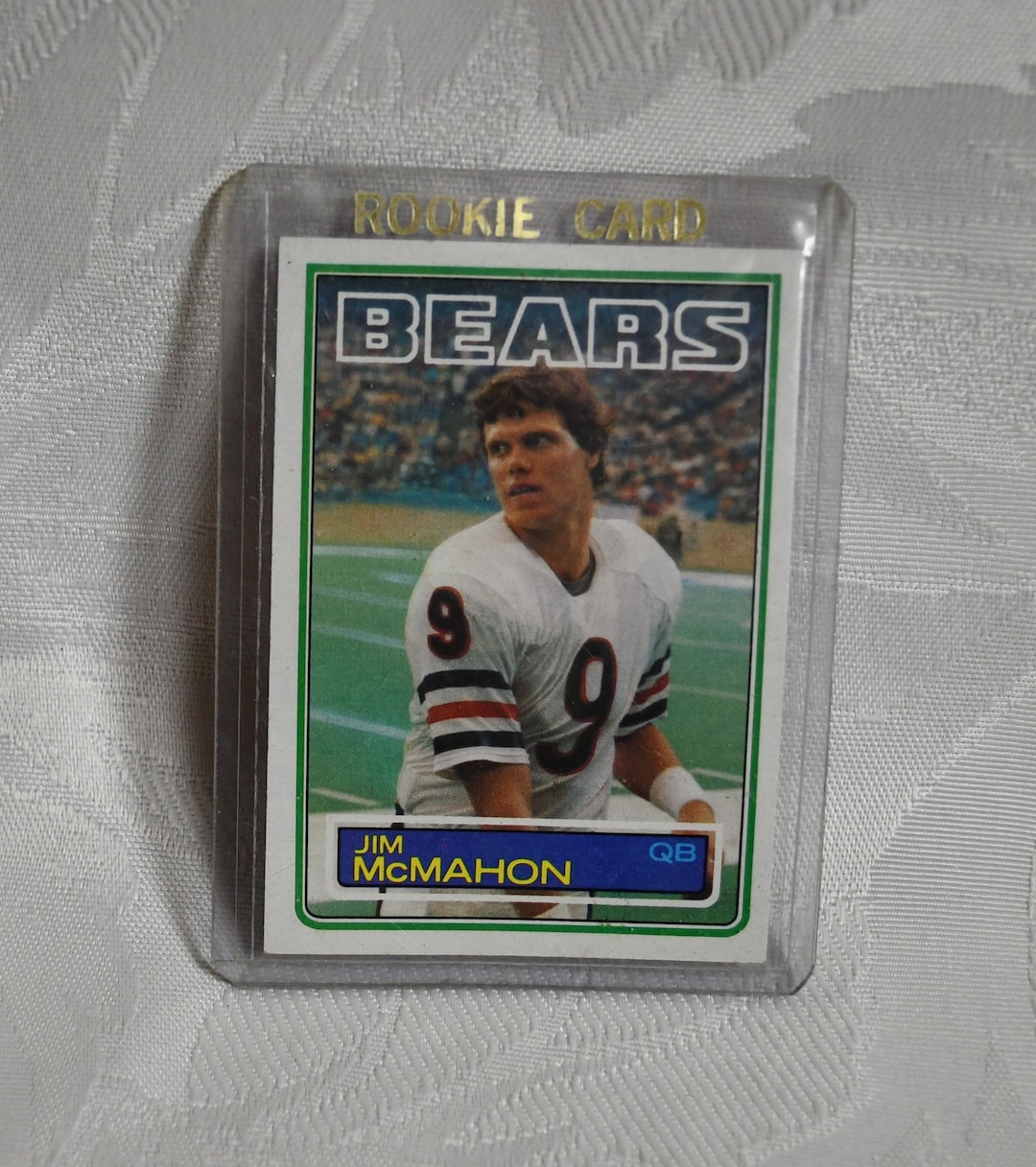 Vintage 1983 Chicago Bears Superbowl Quarterback Jim Mcmahon