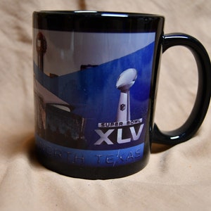National Football League/NFL-Super Bowl 45 - Pittsburgh Steelers  vs Green Bay Packers Mug - Cowboys Stadium/Arlington TX.