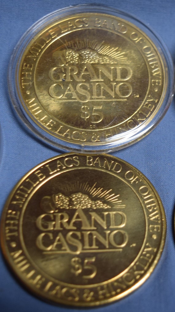 Vintage Grand Casino Mille Lacs/hinckley, MN-5 Dollar Gaming Vintage Grand Casino Mille Lacs/hinckley, MN-5 Dollar Gaming