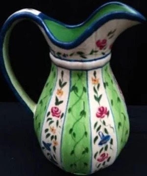 Vintage Hand Painted Jane Keltner Limited Edition Pretty Floral