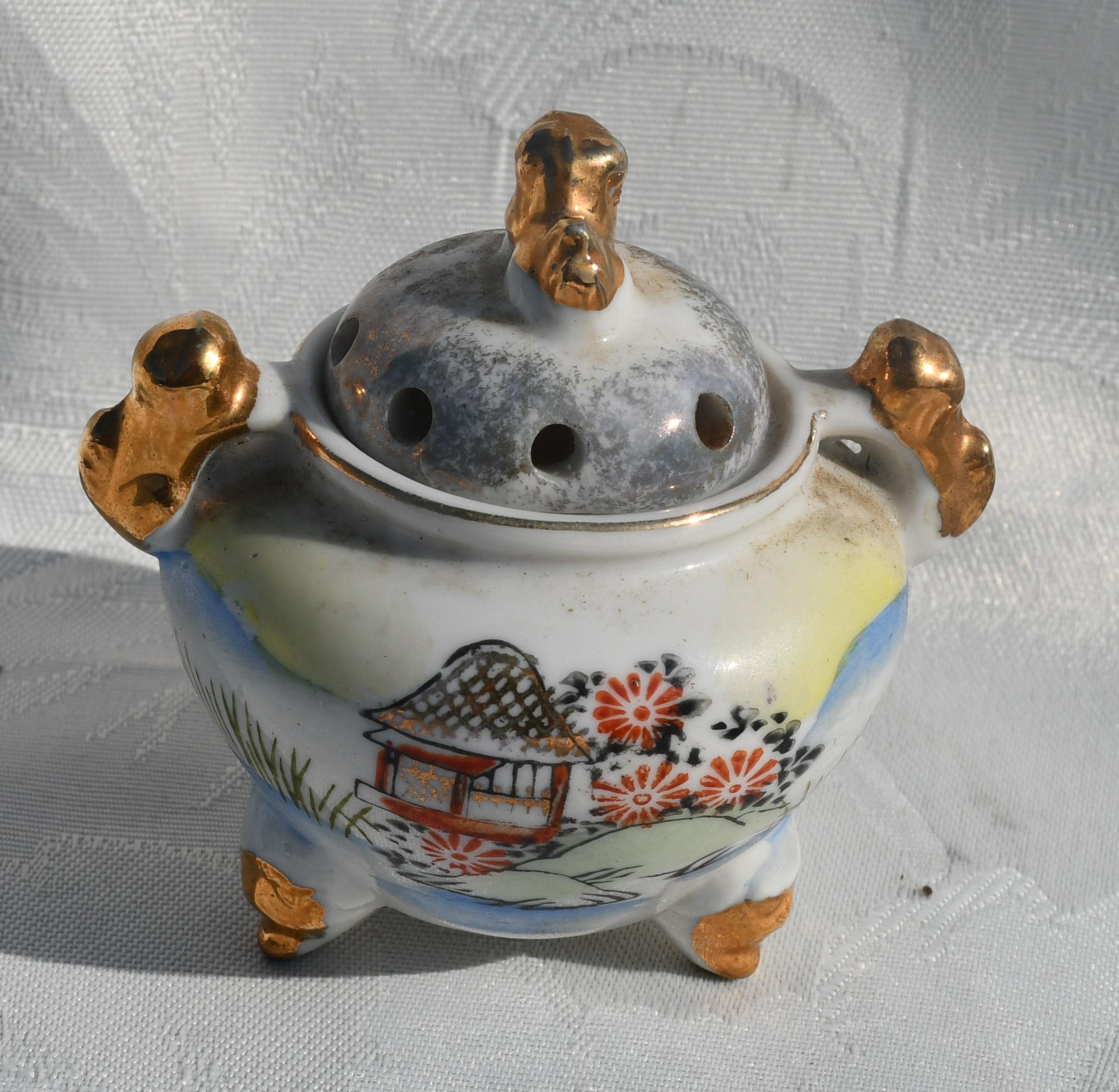 Vintage Japanese Incense Burner - Etsy