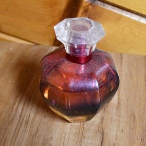 Maurices Telja Perfume/Eau De Parfum Spray/Spritzer - Rainbow Glass Bottle - 3.4 Fluid Ounces/100 ML-  75% Full - 3.75 Tall x 3&quot; Wide/No Box