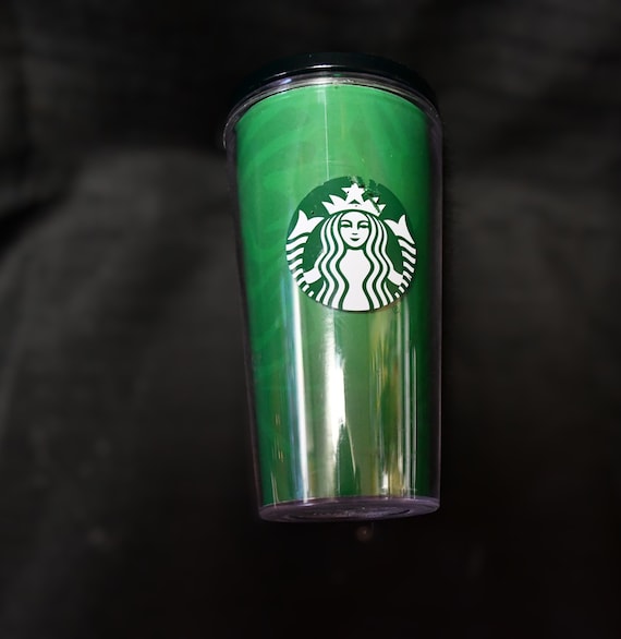 Starbucks Red and Green Swirl Pattern With Red Lid Coffee Cup / Tumbler /  16 Ounce Mug - Etsy