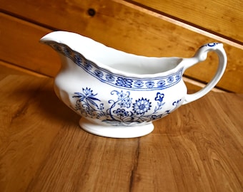Vintage IKEA Emaille Serviettenringe: Dutch Blue Floral, 6er-Set