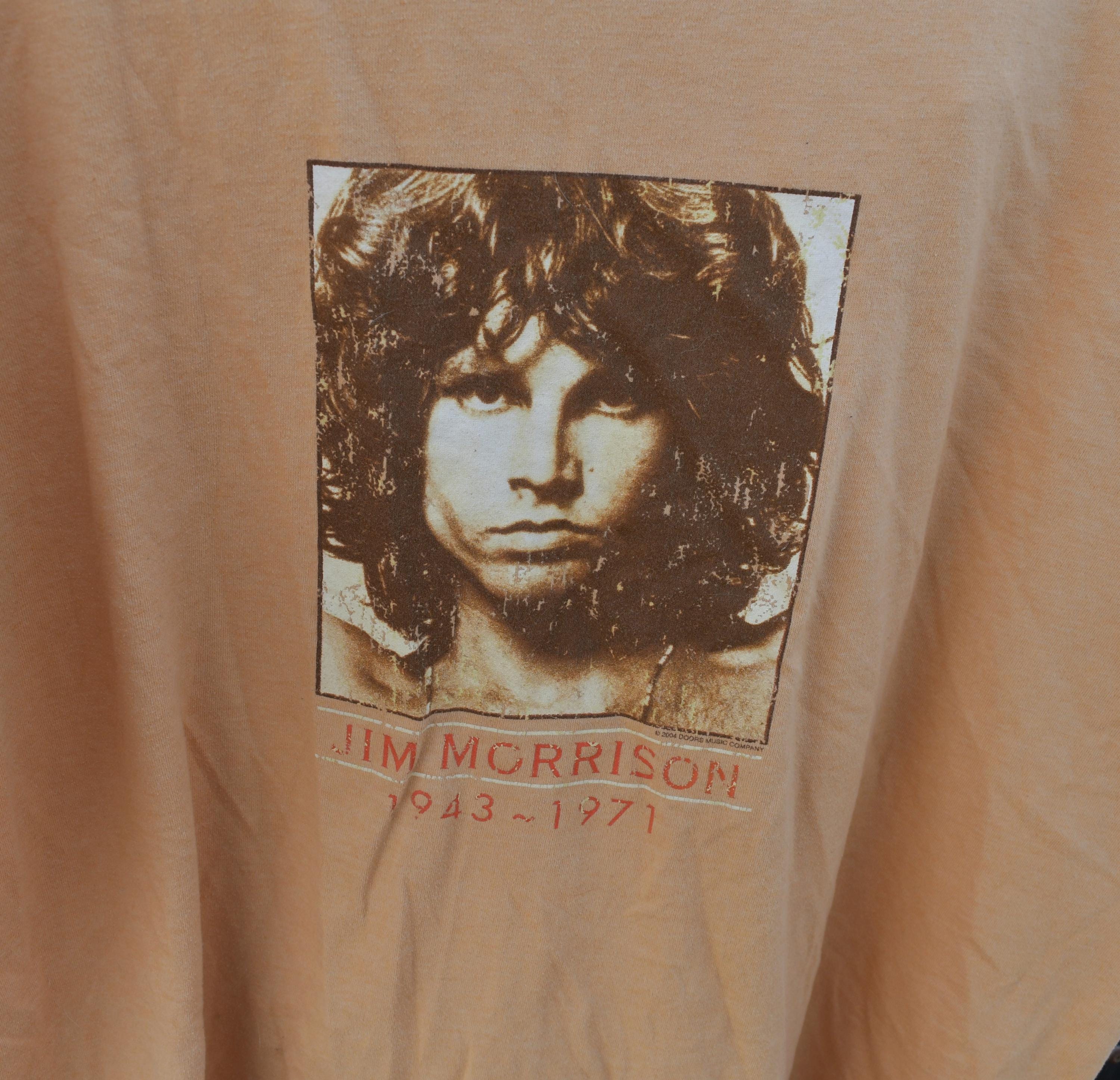 Vintage 2004 Jim Morrison the Doors Memorial T-shirt - Beige