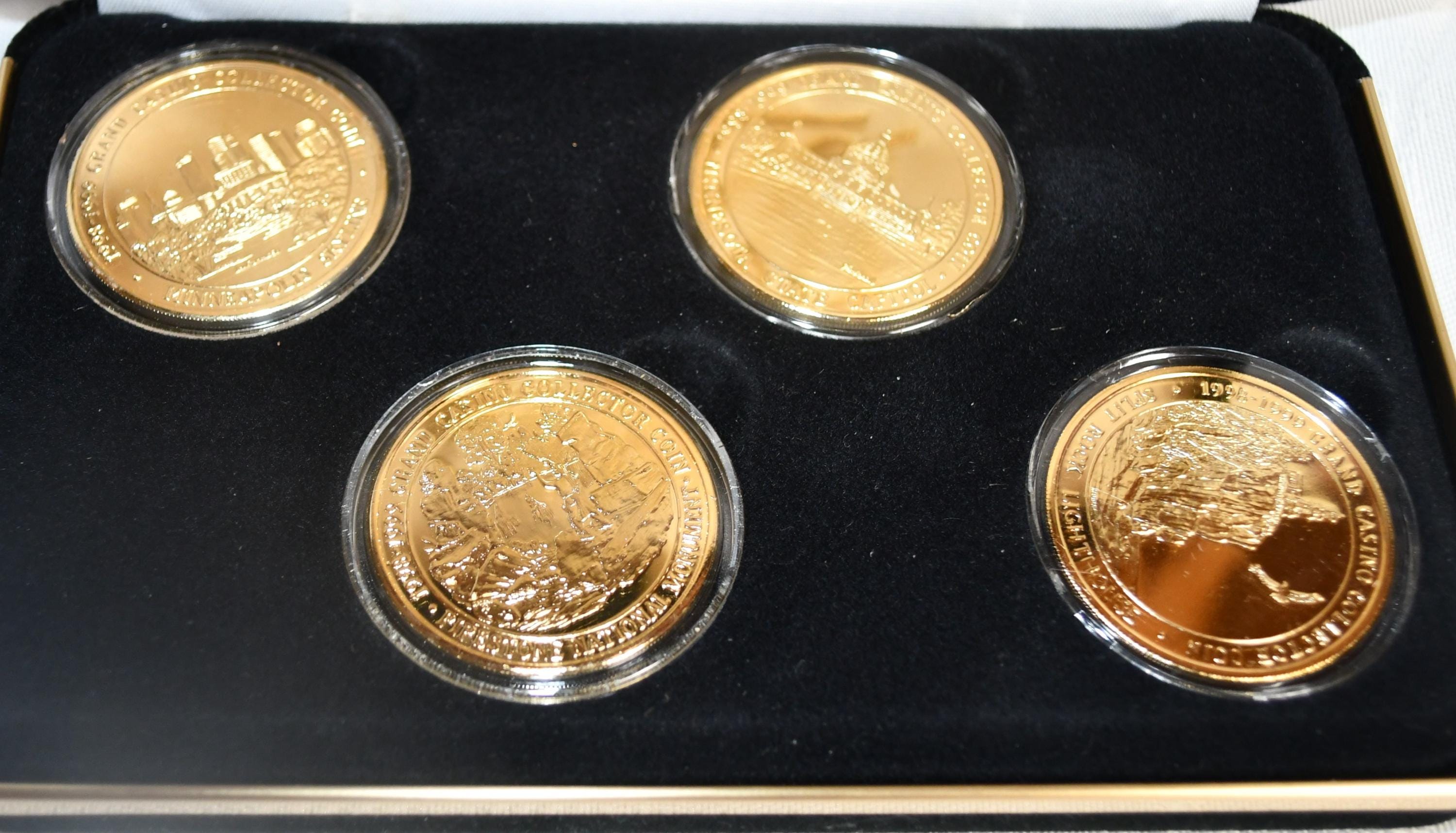 Vintage 1998-1999 Grand Casino Set of 4 Minnesota Landmarks