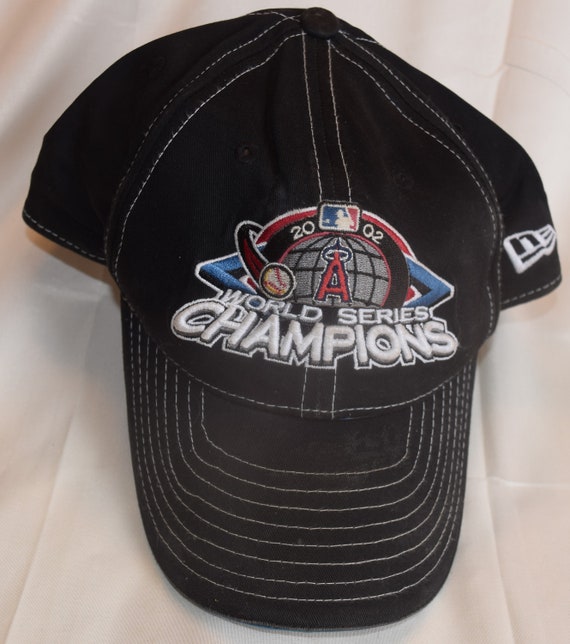los angeles angels 2002 world series hat