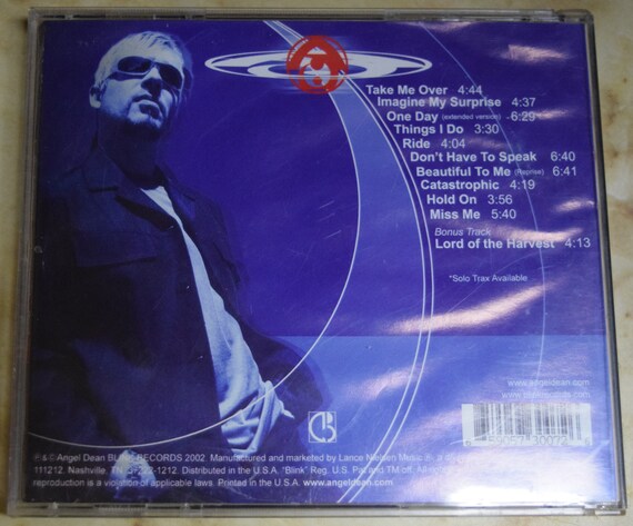 Angel Dean - Self Titled / Debut CD - Out of Print - 2002 Blink