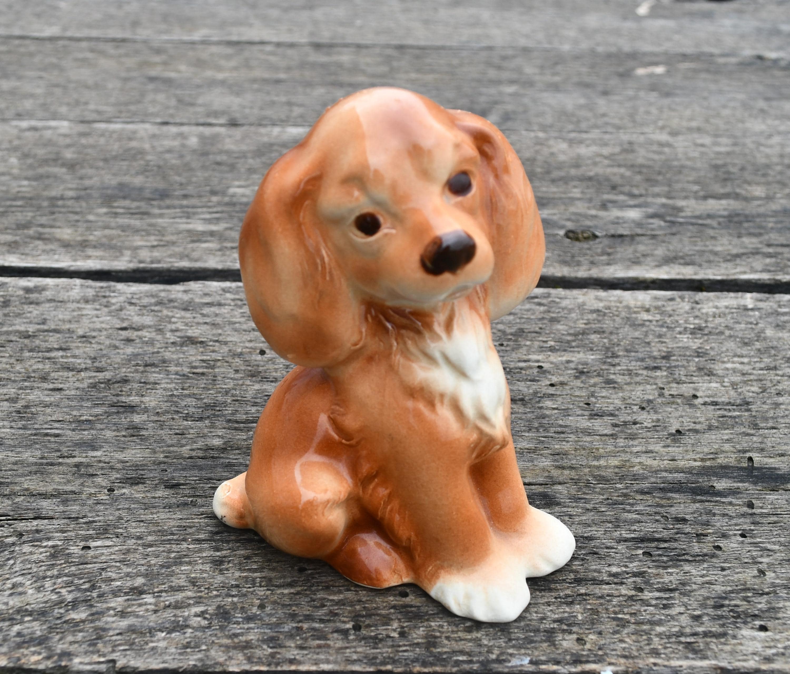 Dog Cocker Spaniel Figurine - Etsy