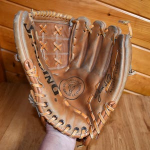 Vintage Spalding Baseball Glove - Jim Palmer Advisory Staff #42
