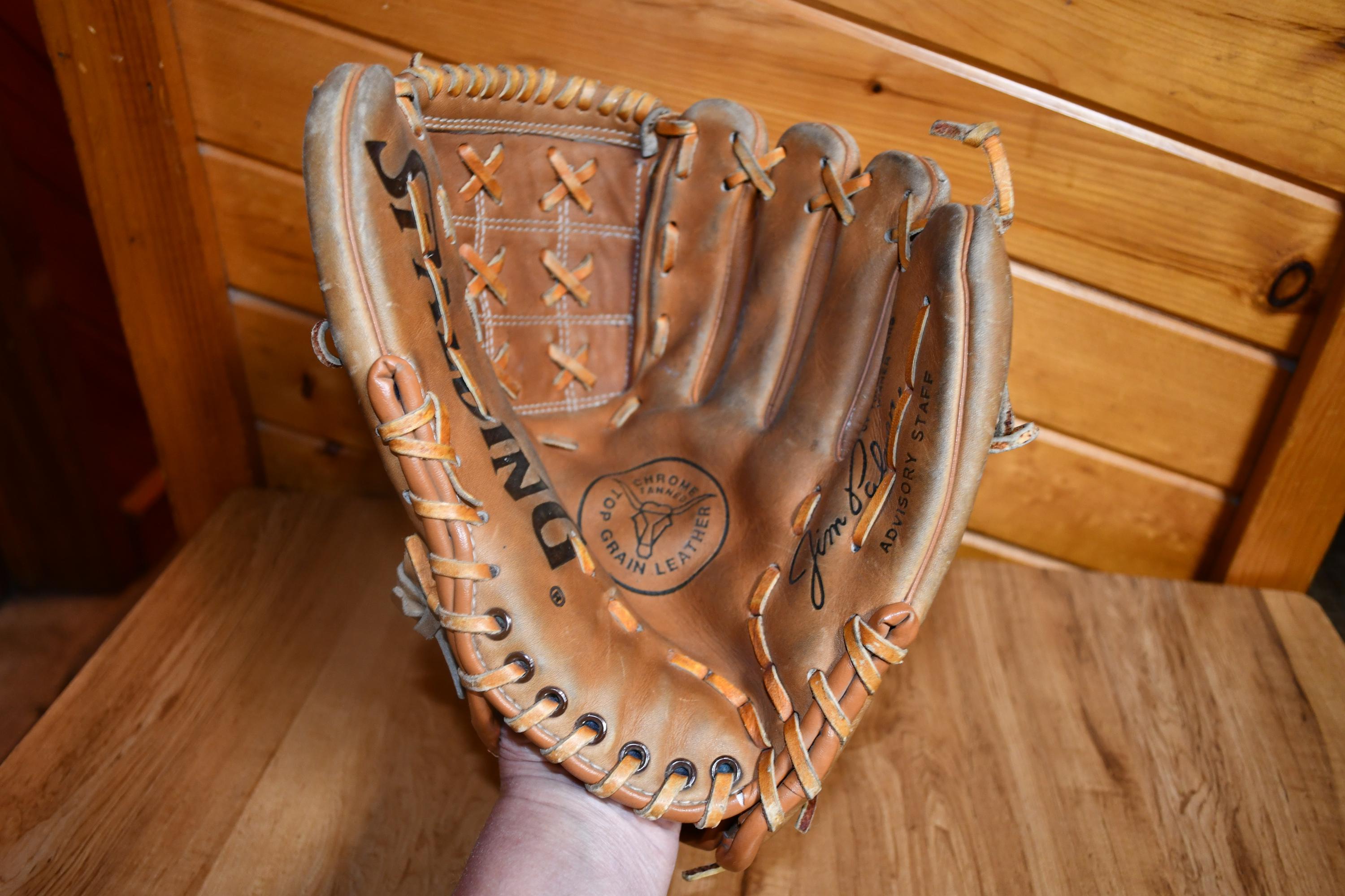 Vintage Spalding Baseball Glove - Jim Palmer Advisory Staff #42