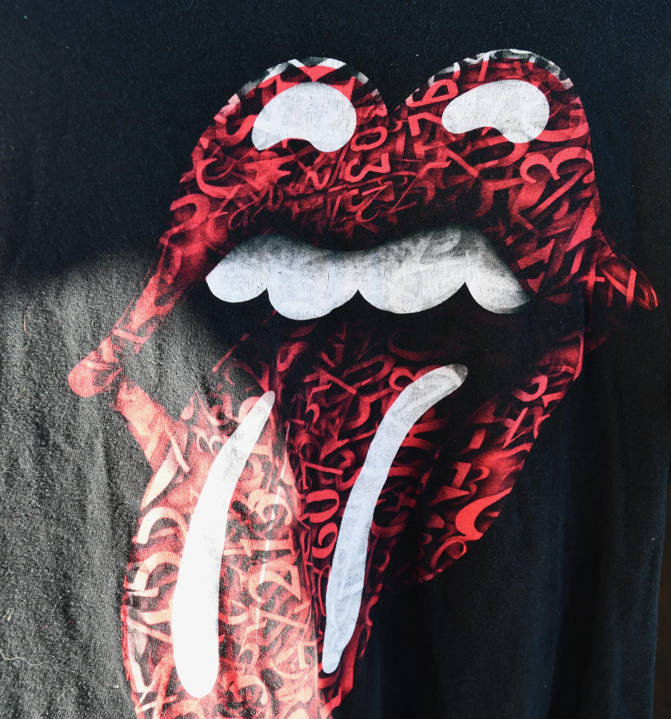 Rolling Stones Zip Code Concert Tour Double Sided T-shirt