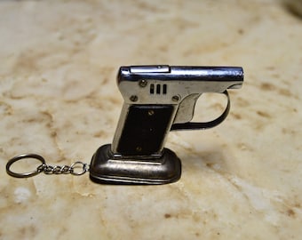 Vintage Occupied Japan 70&#39;s Keychain - Figural  Cigarette Lighter