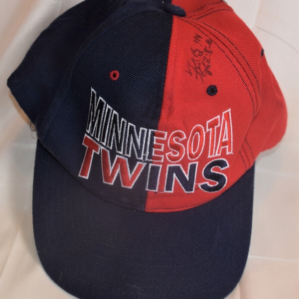 Unisex Minnesota Twins  Baseball Hat Signed by #14 Kent Hrbek - One Size Fits All