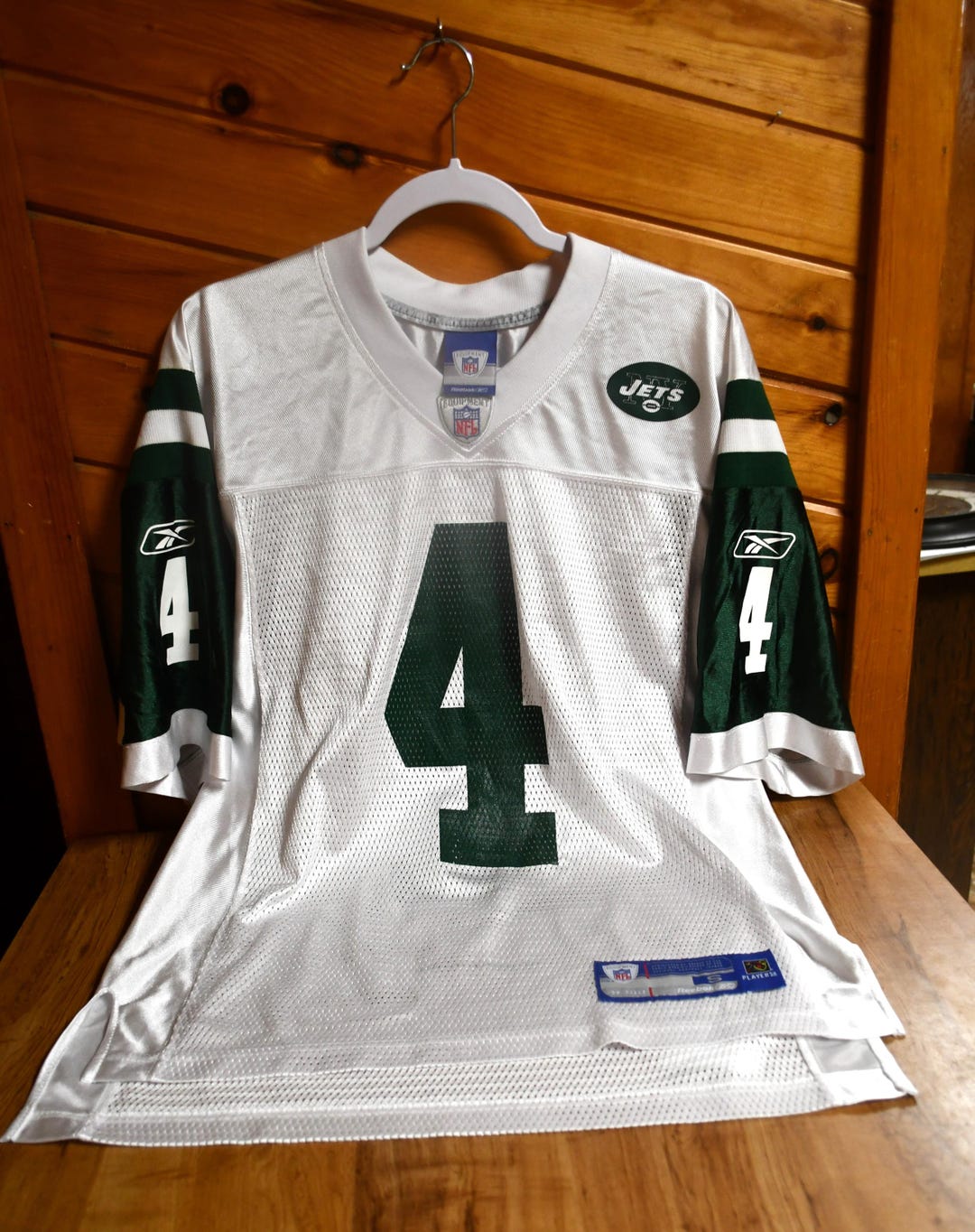 Brett Favre #4 New York Jets Polyester Mesh Jersey - Men's