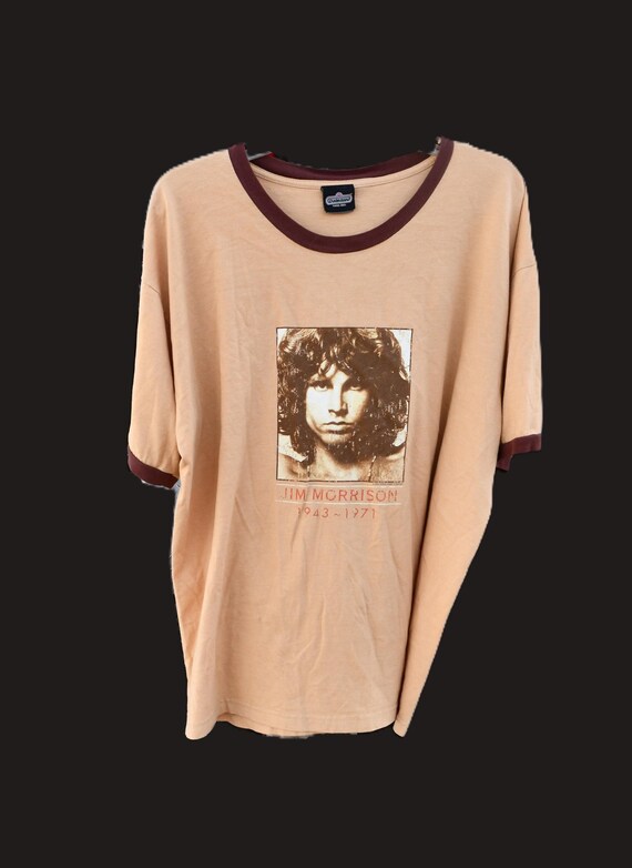 Vintage 2004 Jim Morrison the Doors Memorial T-shirt - Beige