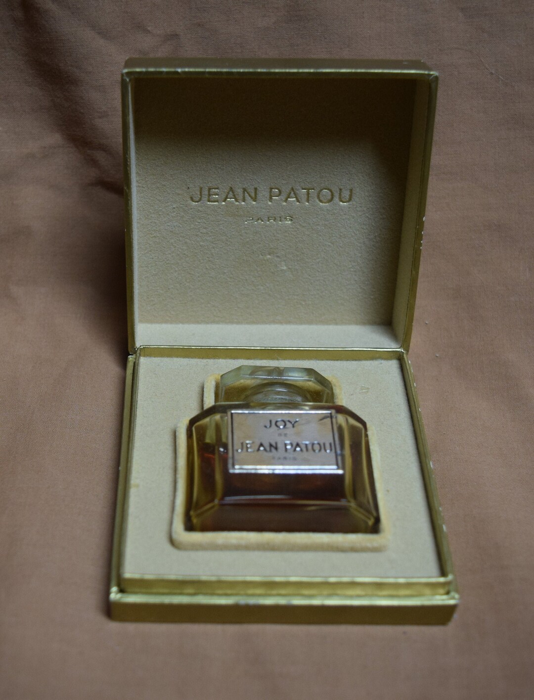 Étui à Lunettes Vintage Jean Patou Paris - Noir - Neuf Sans étiquette - Très Bon état