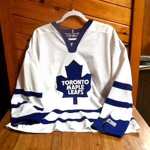 Jahrgang 1990's Toronto Maple Leafs CCM Jersey Herren groß-möglicherweise Spieler im Besitz-Josh Holden-Shirt Zurück hat EIS /Holden On It (siehe Beschreibung)