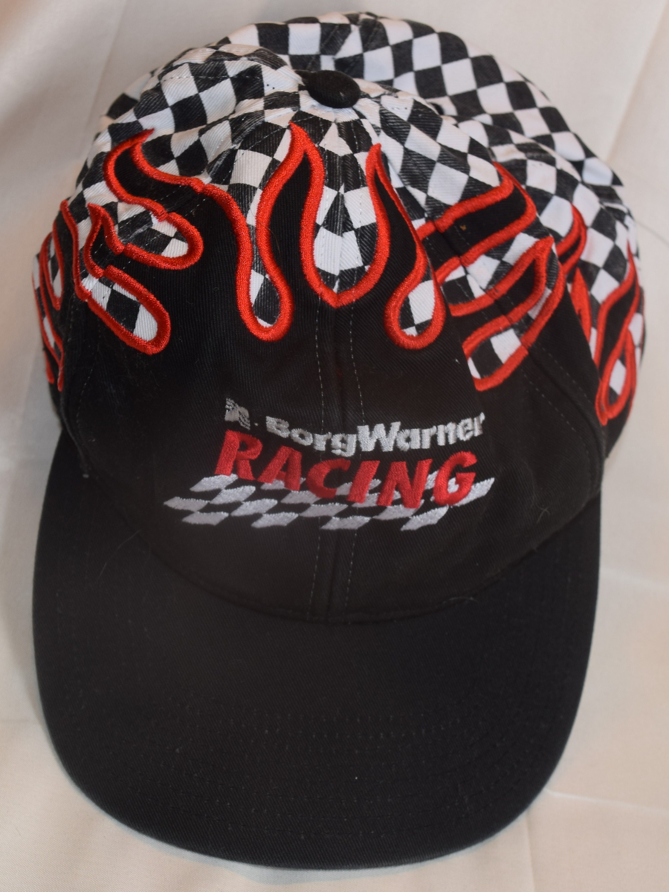 Borg Warner Racing Flames/checkerboard 