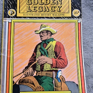 VTG 1972 Fitzgerald Pub. Co. 1st Edition/1st Printing Golden Legacy #12 /Black Cowboys/Illustrated History Magazine/Original Price 25 Cents