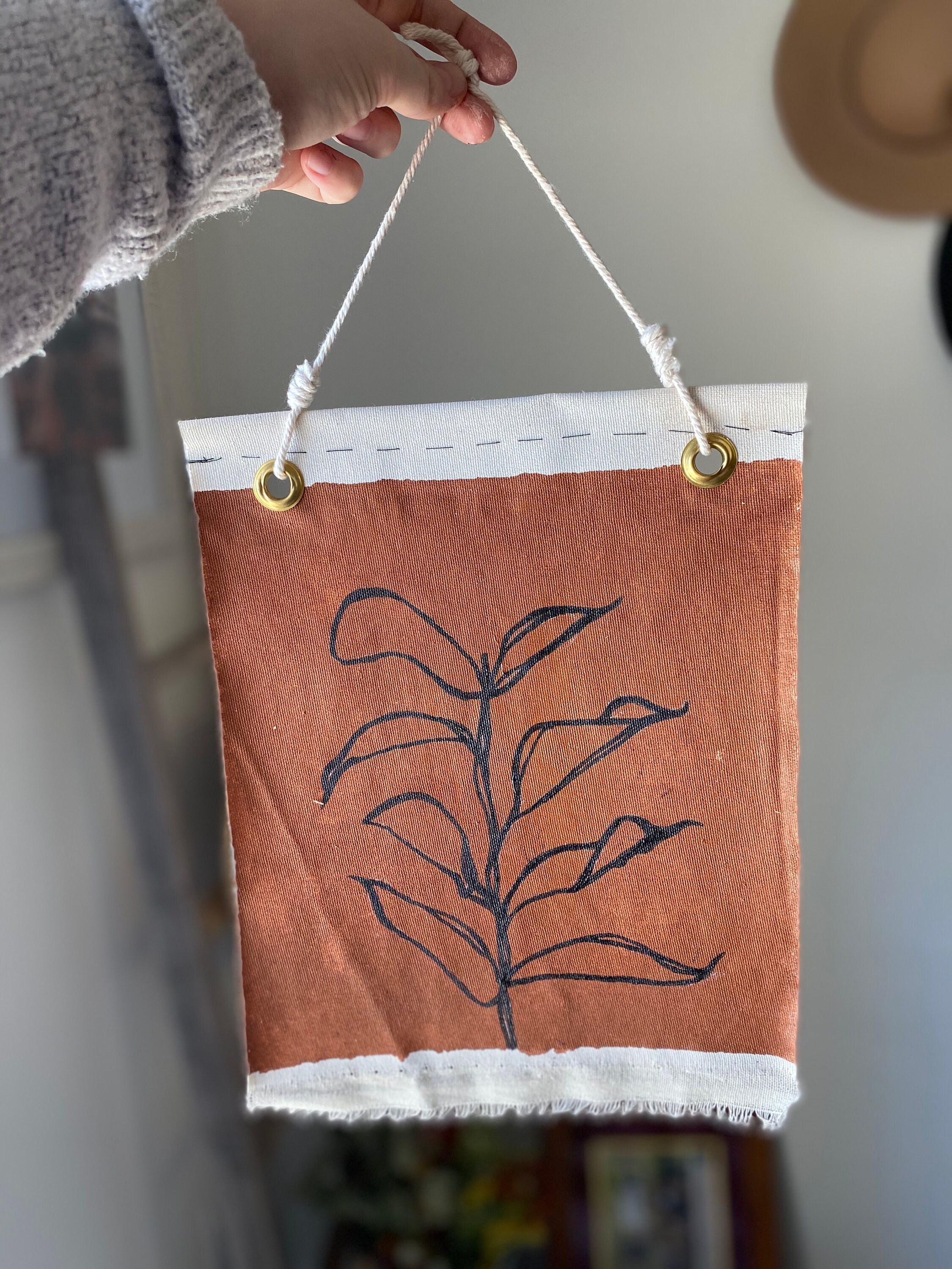 Small Canvas Flag / Wall Canvas / WallHanging / Banner / Etsy