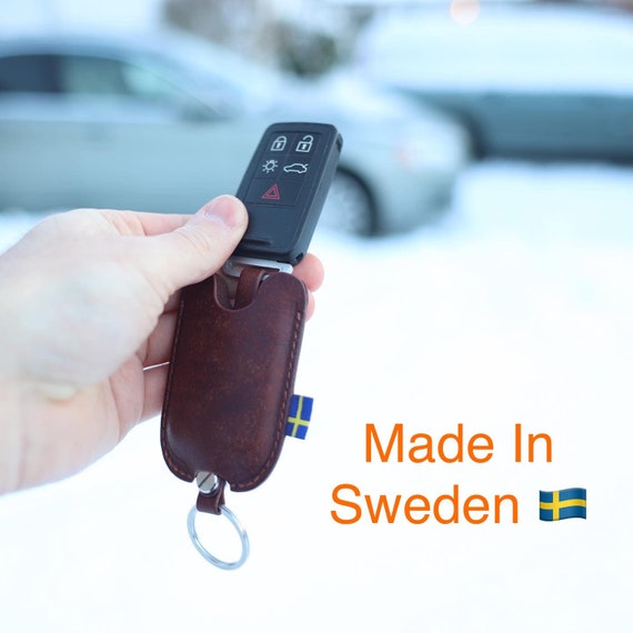 Volvo P3 Autoschlüssel Hülle aus Leder Made In Sweden -  Österreich