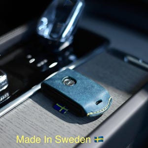 Volvo Car Key Leather Cover - Made in Sweden