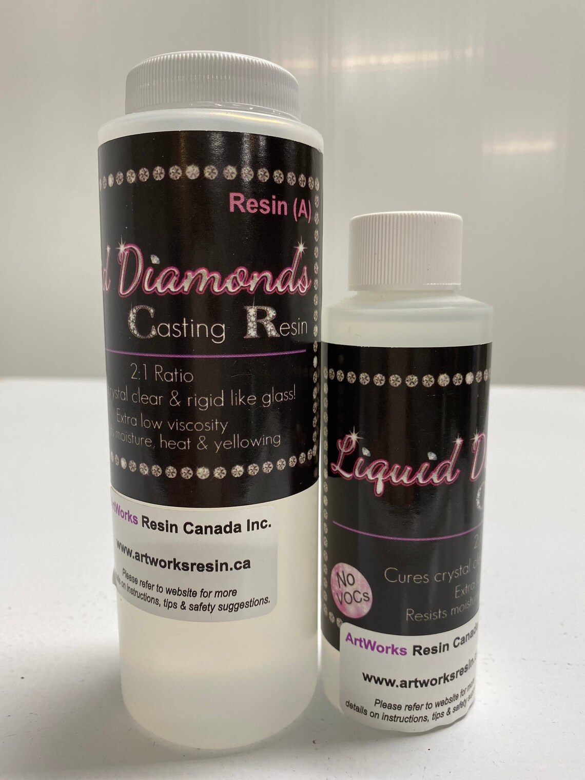 Kit Liquid Diamonds Casting Resin 12oz Etsy
