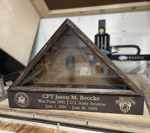 Flag Display Case American Flag Display Case Burial Flag Etsy