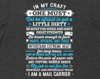 Mail Carrier Poem T-Shirt, Gift for Mail Carrier, Rural Carrier Shirts