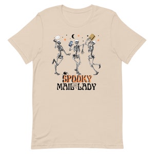 Mail Lady Halloween Shirt Mail Lady Gift Rural Carrier Shirt Postal Worker Shirt Halloween T-Shirt Mail Carrier T-Shirt Postal Clothes Heather Dust