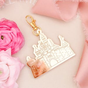Briar Rose Castle Bag Charm/ Keychain