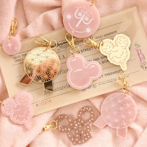 Theme Park Bag Charms/ Keychains
