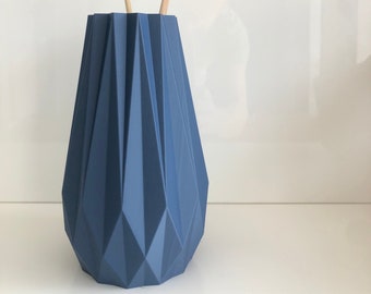 Vase Fleures séchées bleu DELTA TALL - cadeau décoration intérieur