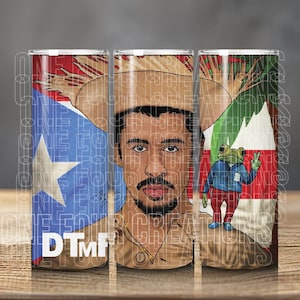 20 oz Tumbler with Bad Bunny and Sapo Concho | Puerto Rico | DTMF| Debi tirar mas fotos