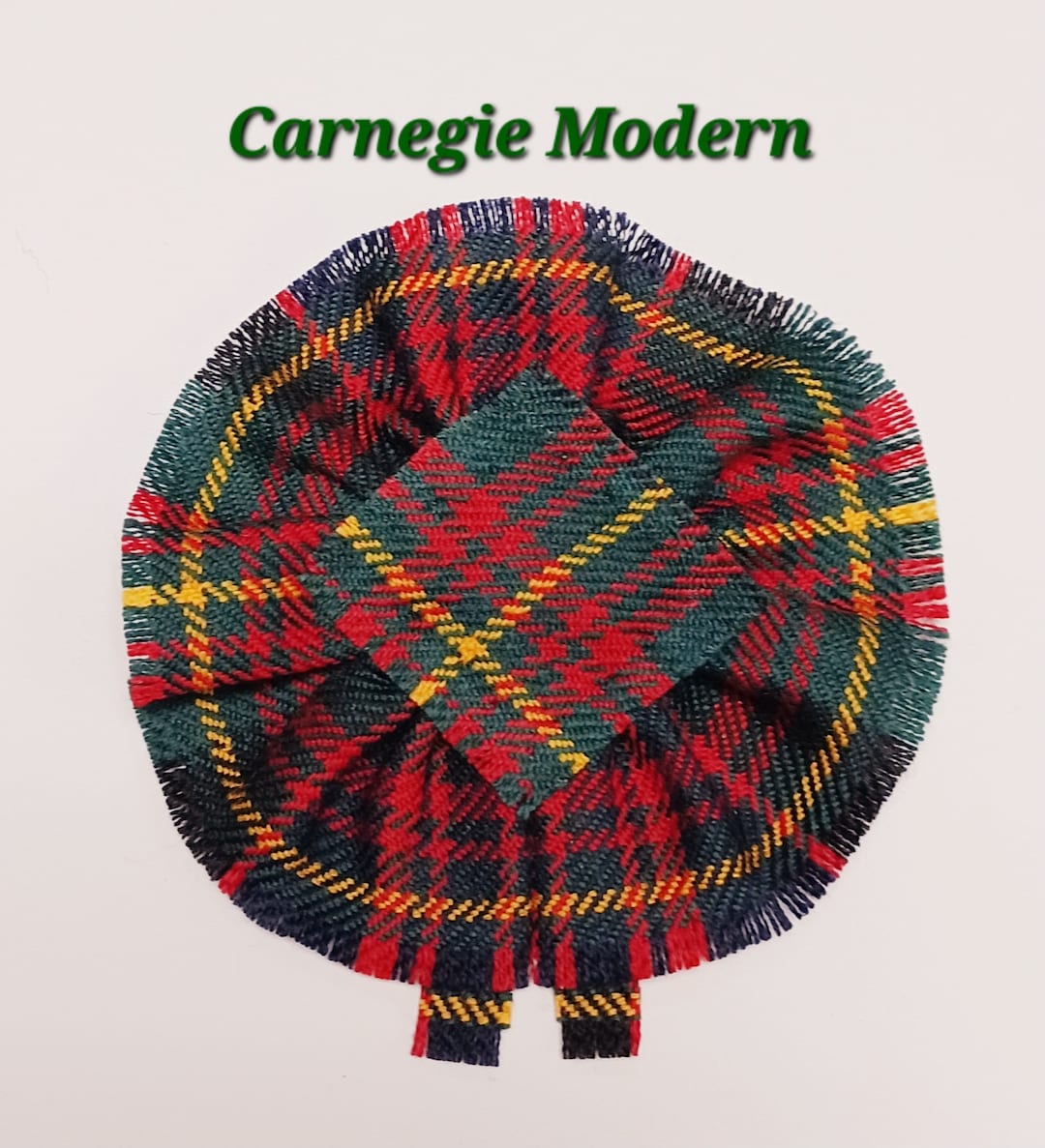 Carnegie Modern Tartan Crest Classic Cap main image 0