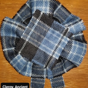 Clergy Antike Tartan Rosette für Anstecknadel, Brosche oder Familien Clan Abzeichen.