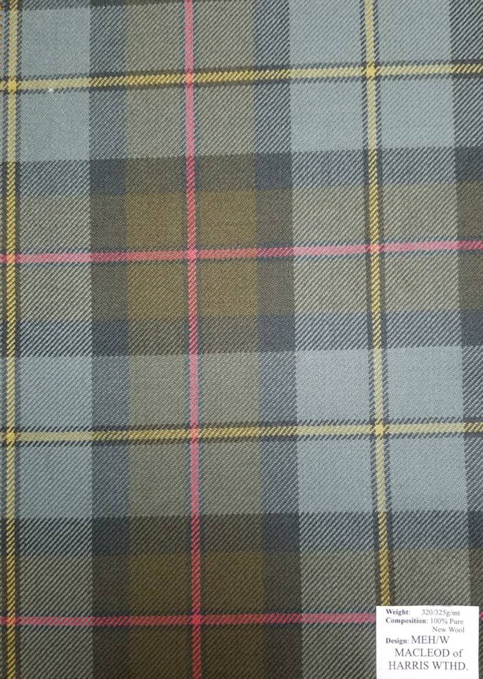 McLeod of Harris Weathered Tartan Crest 2D T-shirt - Never Underestimate Style main image 1