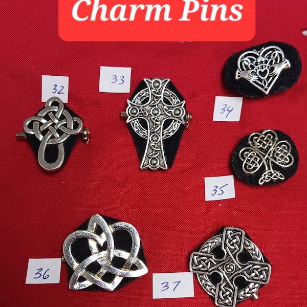 Celtic Charm Pin 40 options