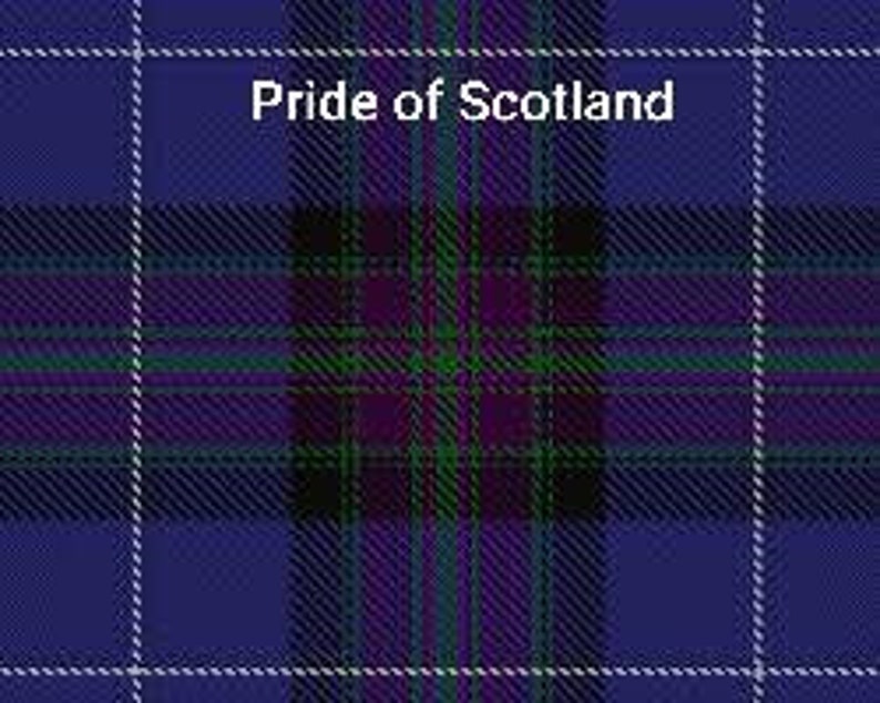 Pride of Scotland Tartan Crest Blanket Wave Style
