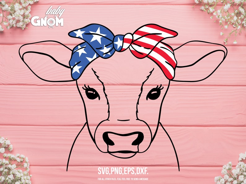 Download July 4th Cow SVG July 4th Animals svg Cow Glasses svg Cow ...
