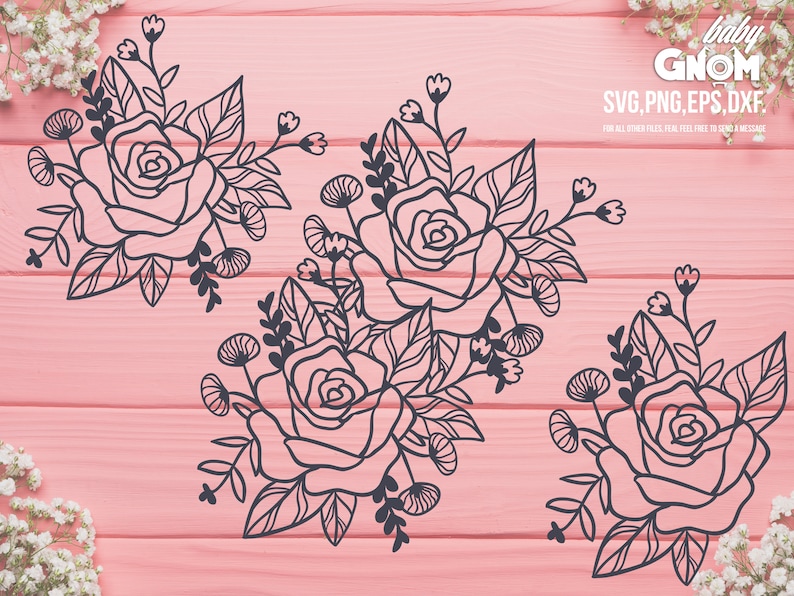 Download Floral Svg Files Wedding Floral Flower Cut File Flower Svg Files Flower Corner Flower Flourish Flower Border Bundle Floral Cut File Clip Art Art Collectibles Mukena Id