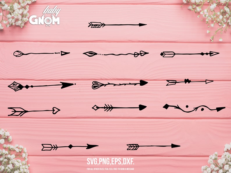 Download 12 Arrows SVG Bundle Arrow Clipart Arrows svg Straight | Etsy