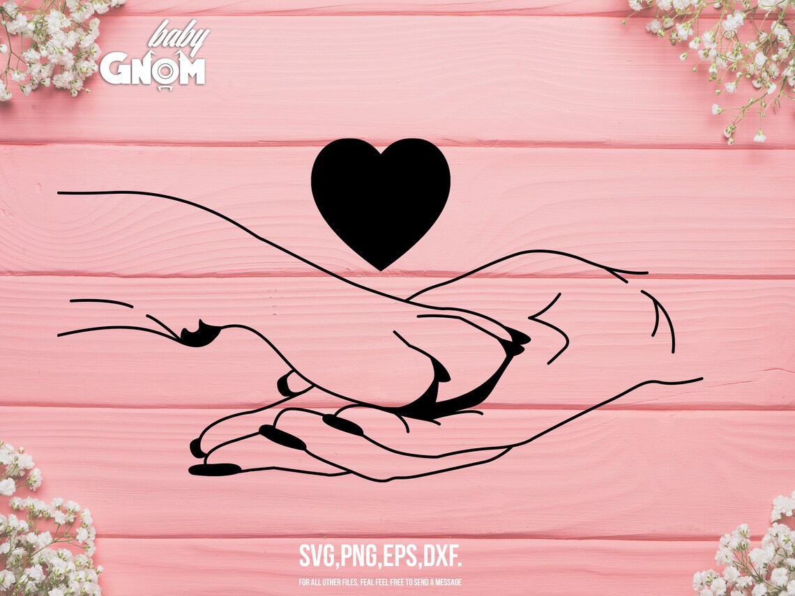 Dog Paw Floral SVG Floral Paw svg Paw print svg Etsy