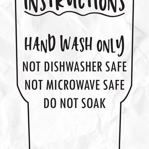 Care Instructions Svg Care Card Bundle Svg Washing Instruction Svg